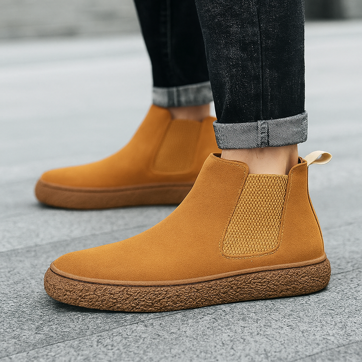 Ridge Suede Chelsea Boots