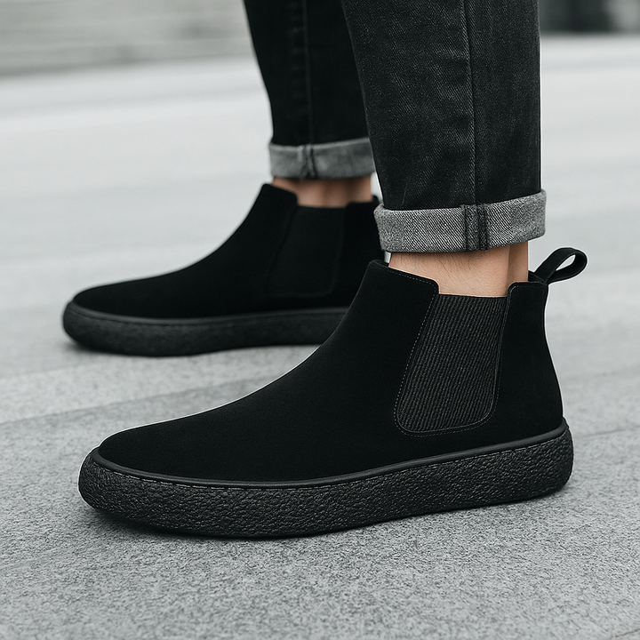 Ridge Suede Chelsea Boots
