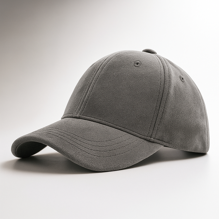 Maison Suede Baseball Cap