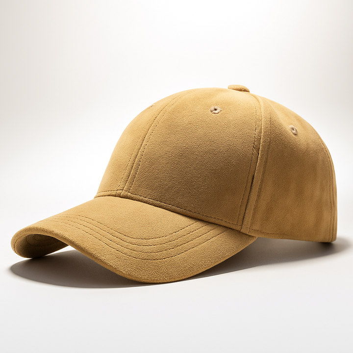 Maison Suede Baseball Cap