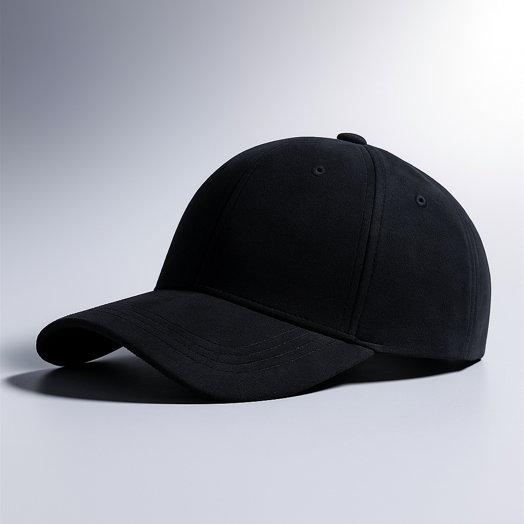 Maison Suede Baseball Cap