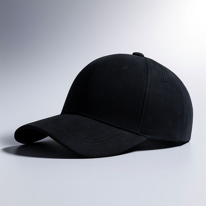 Maison Suede Baseball Cap