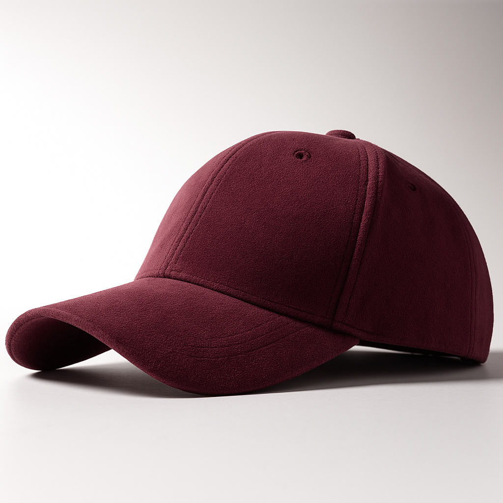 Maison Suede Baseball Cap