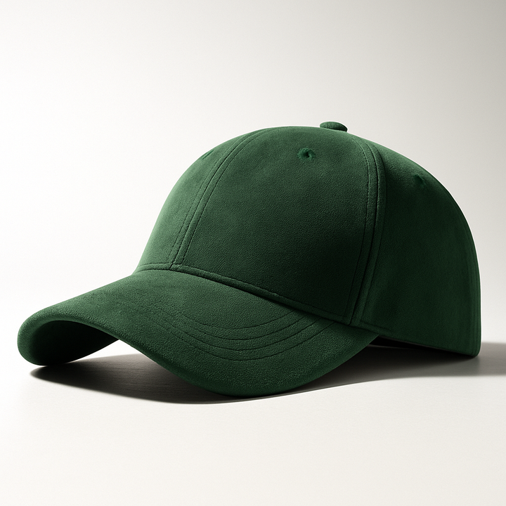 Maison Suede Baseball Cap