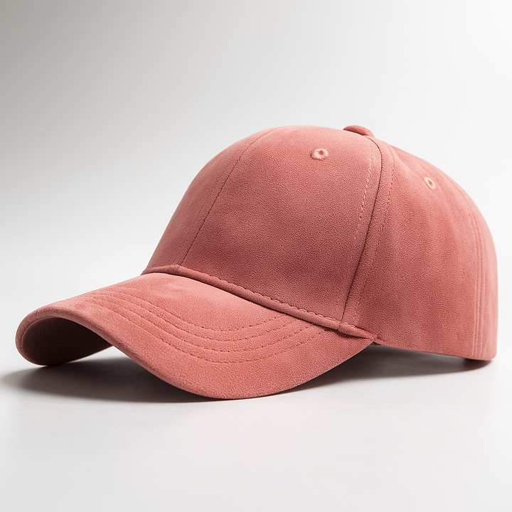 Maison Suede Baseball Cap