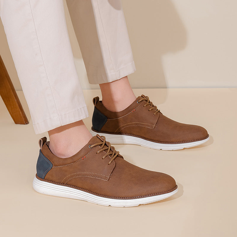 Dayton Leather Crossover Sneakers