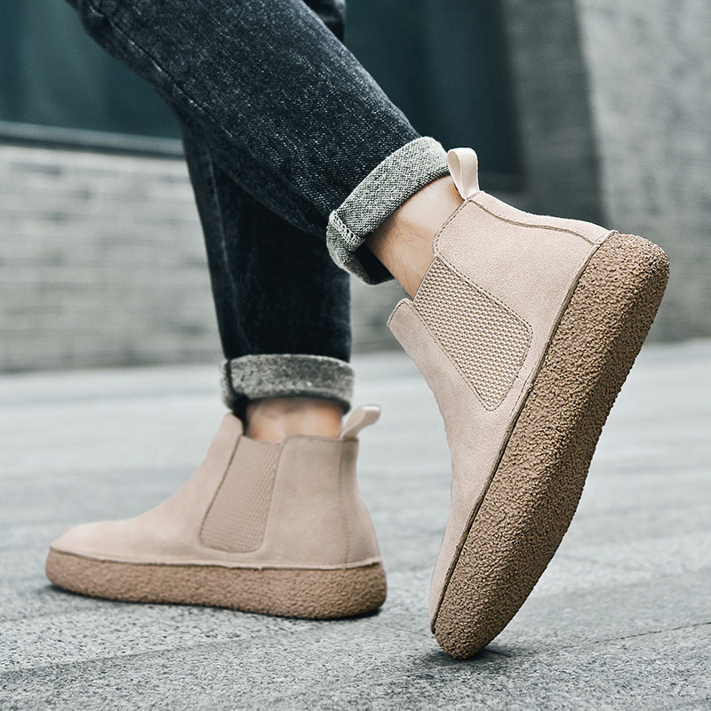Ridge Suede Chelsea Boots