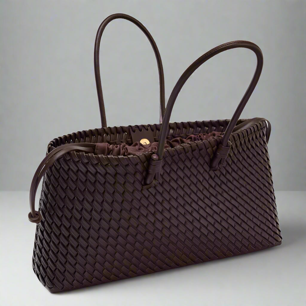 Novella Woven Leather Handbag