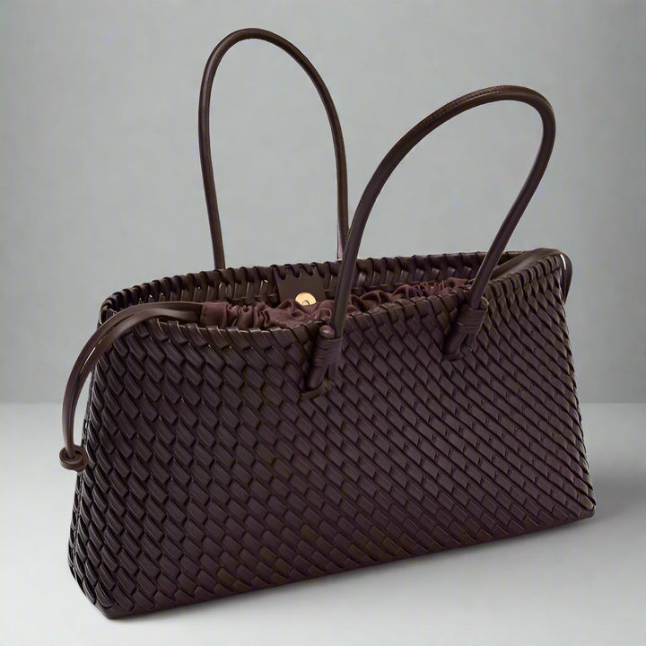 Novella Woven Leather Handbag