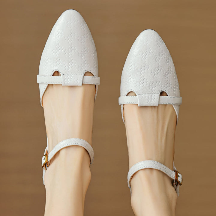 Mira Leather Heels