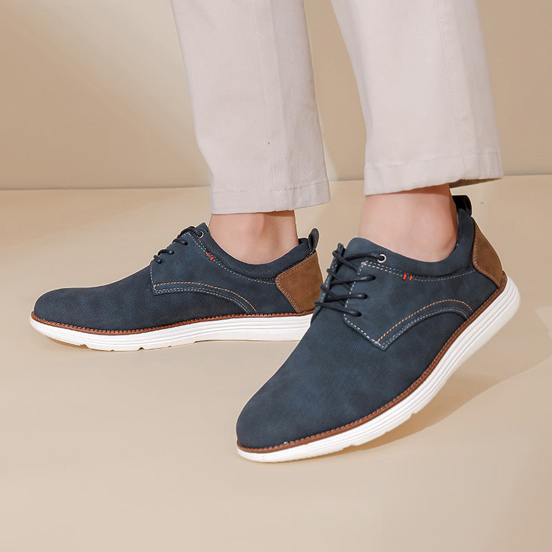 Dayton Leather Crossover Sneakers