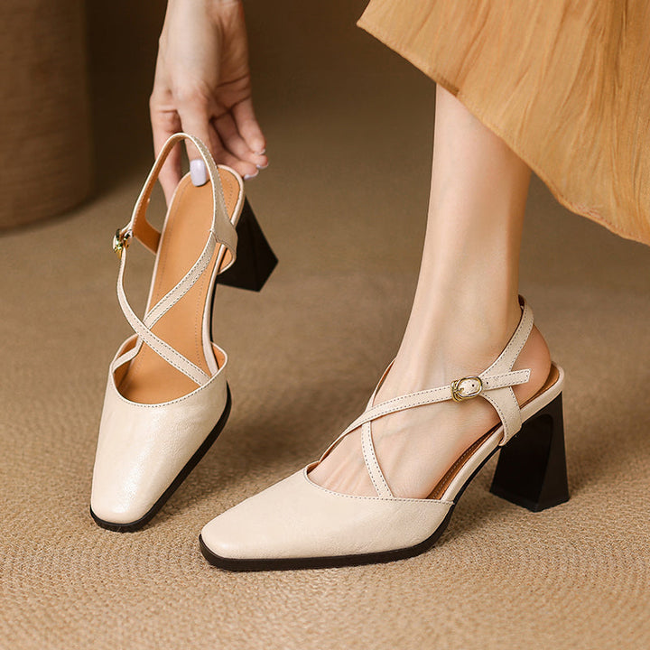 Arianna Genuine Leather Heels
