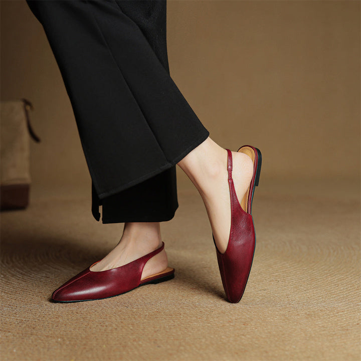 Verena Genuine Leather Flats