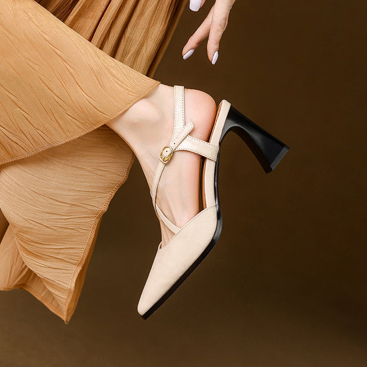 Arianna Genuine Leather Heels