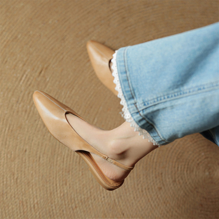 Verena Genuine Leather Flats