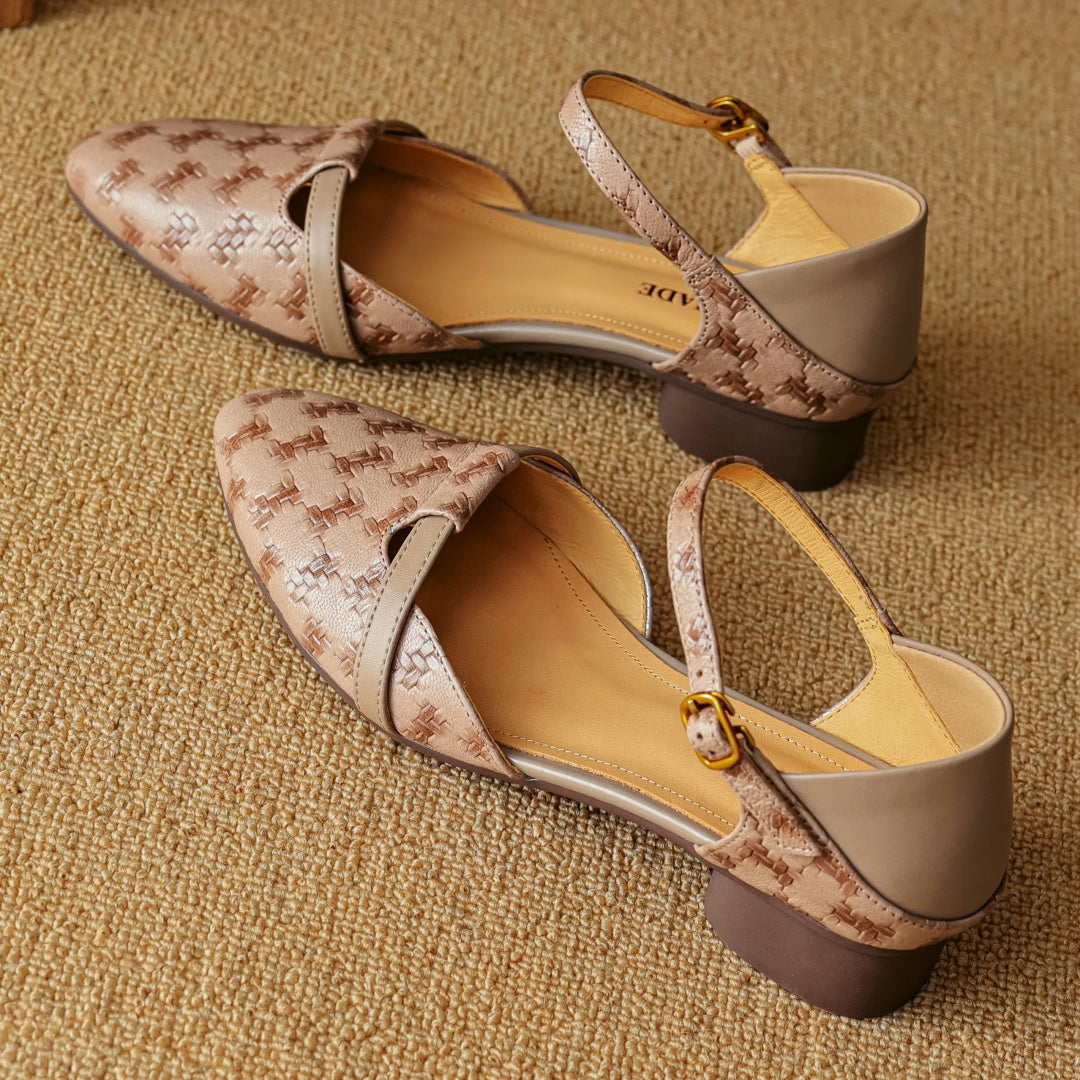 Mira Leather Heels
