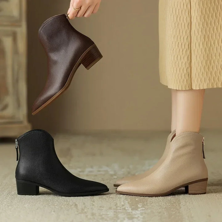 Adeline Leather Boots