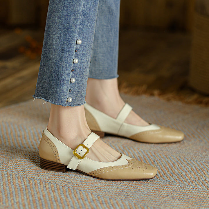 Florence Leather Flats
