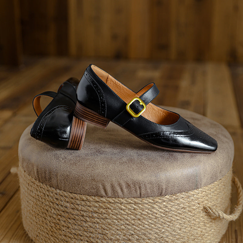 Florence Leather Flats