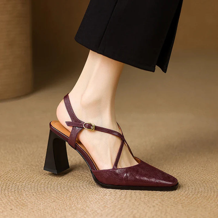 Arianna Genuine Leather Heels