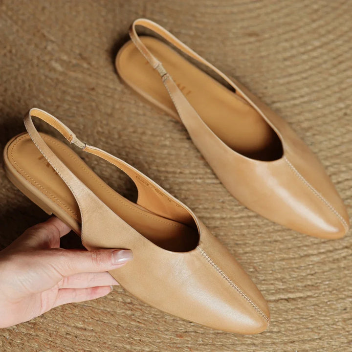 Verena Genuine Leather Flats