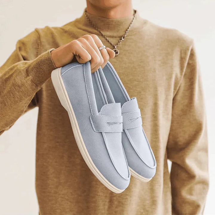 Enzo Bay Suede Loafers