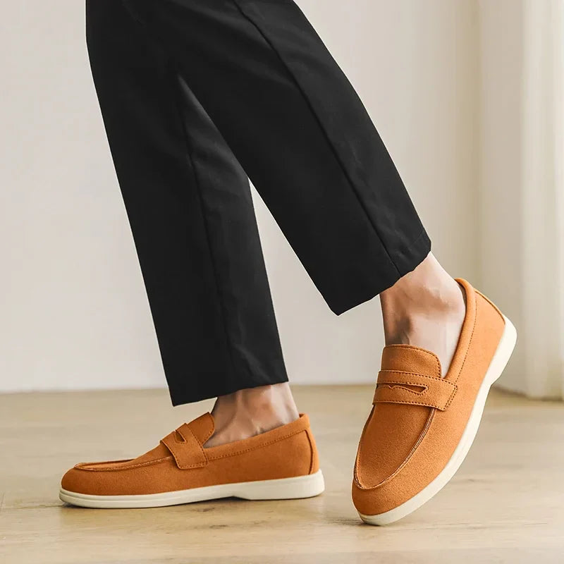 Enzo Bay Suede Loafers