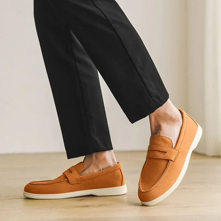 Enzo Bay Suede Loafers