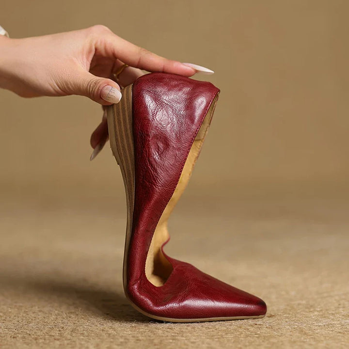 Alis Genuine Leather Flats