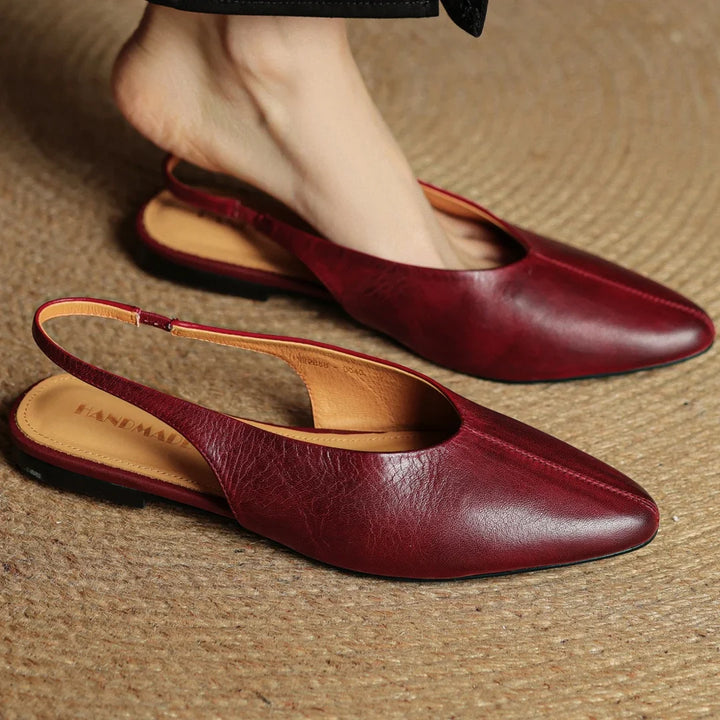 Verena Genuine Leather Flats