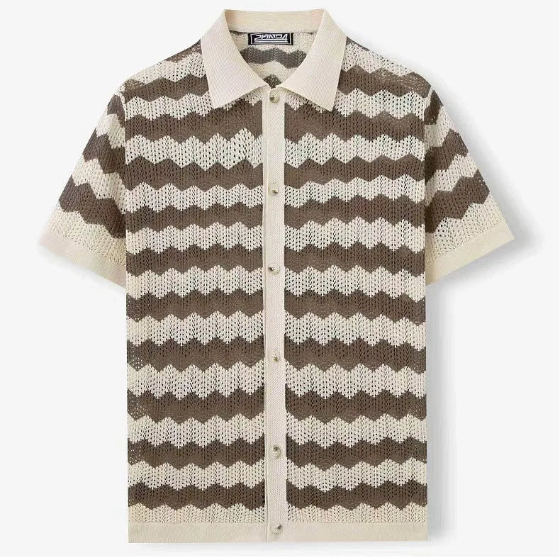 Santos Knit Button Up