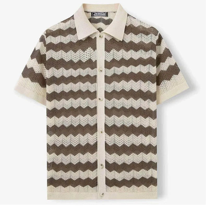 Santos Knit Button Up