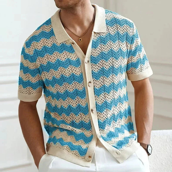 Santos Knit Button Up