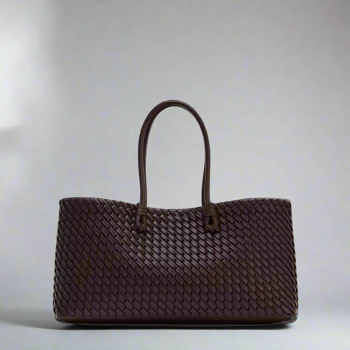 Novella Woven Leather Handbag