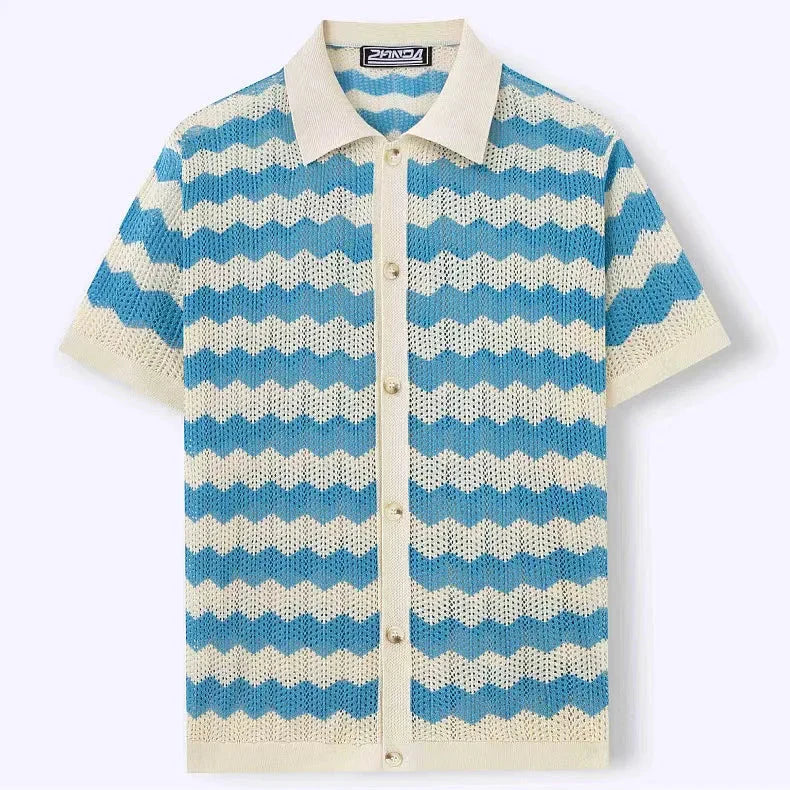 Santos Knit Button Up