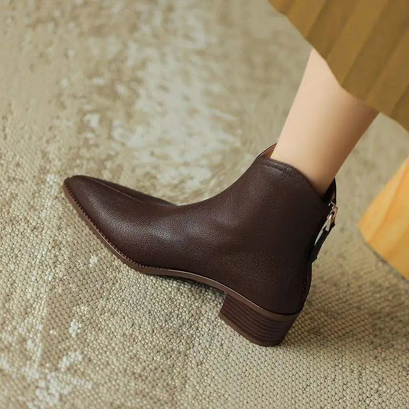 Adeline Leather Boots