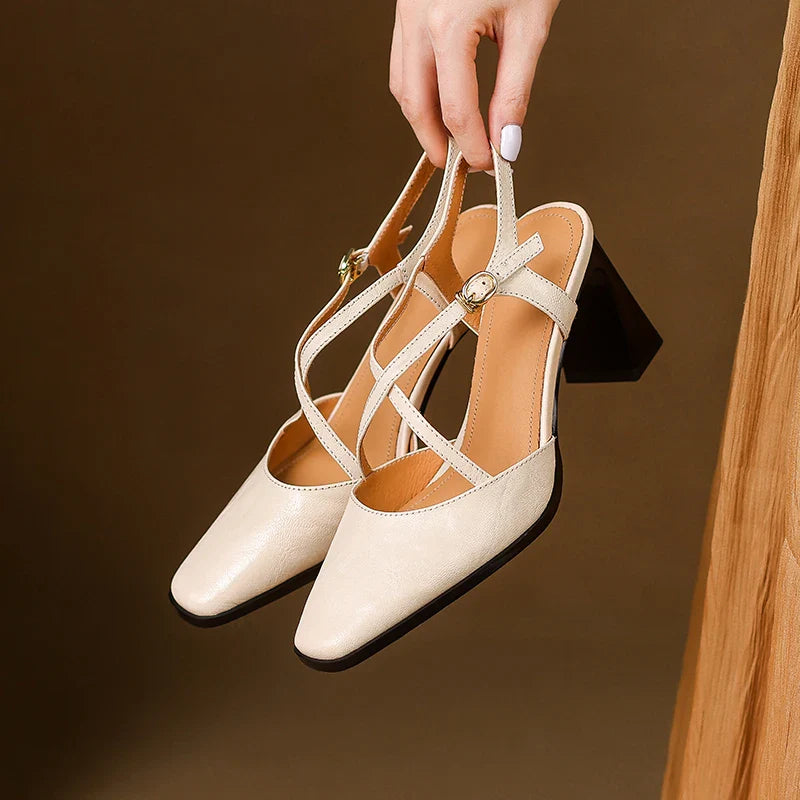 Arianna Genuine Leather Heels