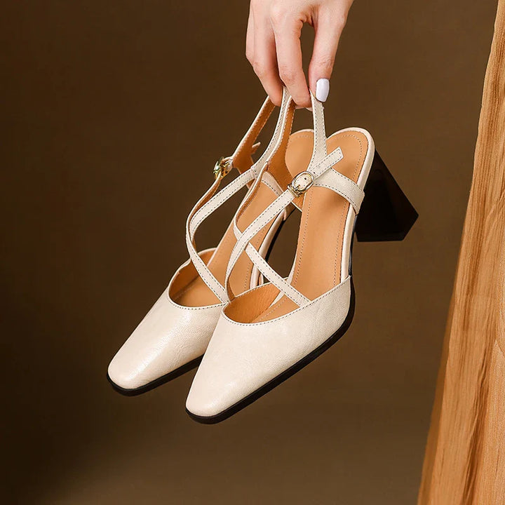 Arianna Genuine Leather Heels