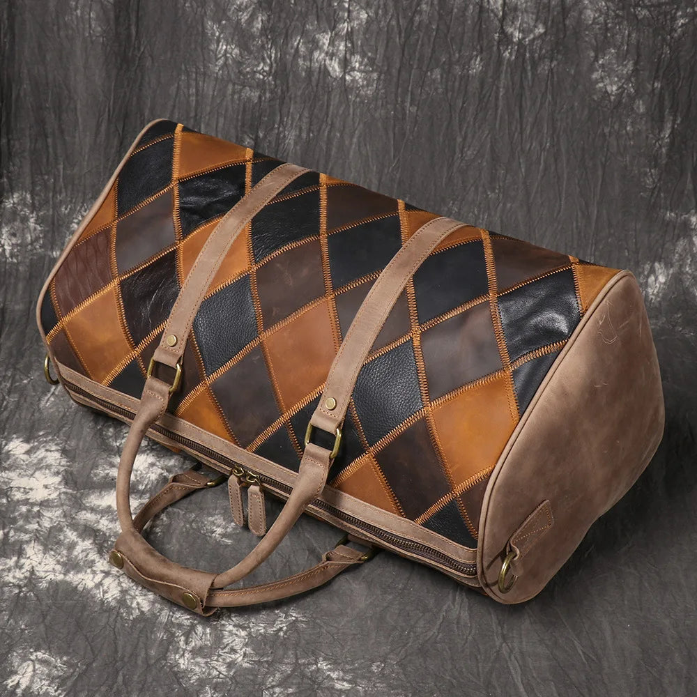 The Trento Leather Duffel