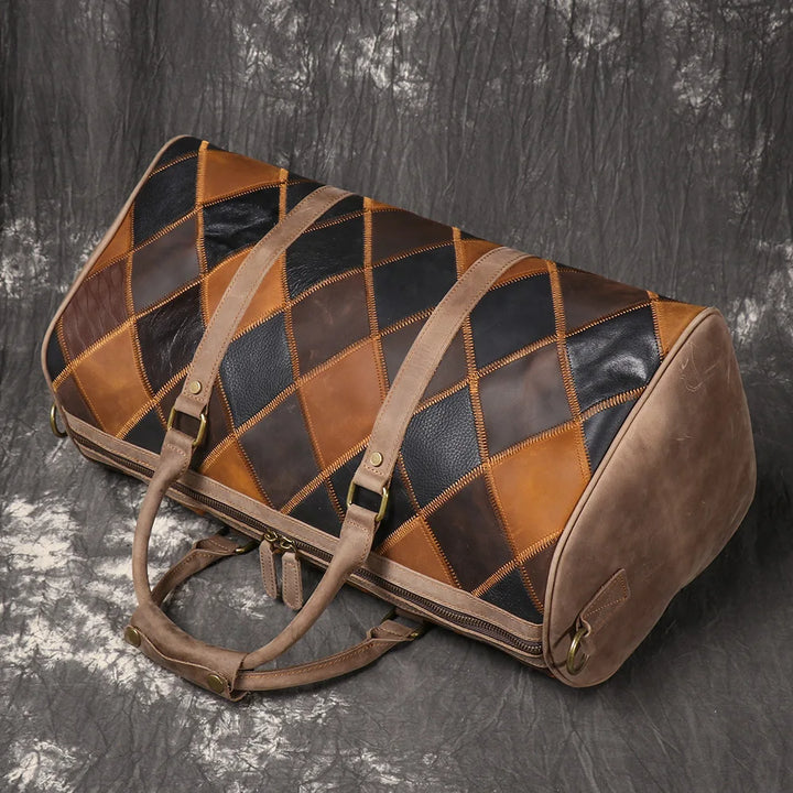 The Trento Leather Duffel