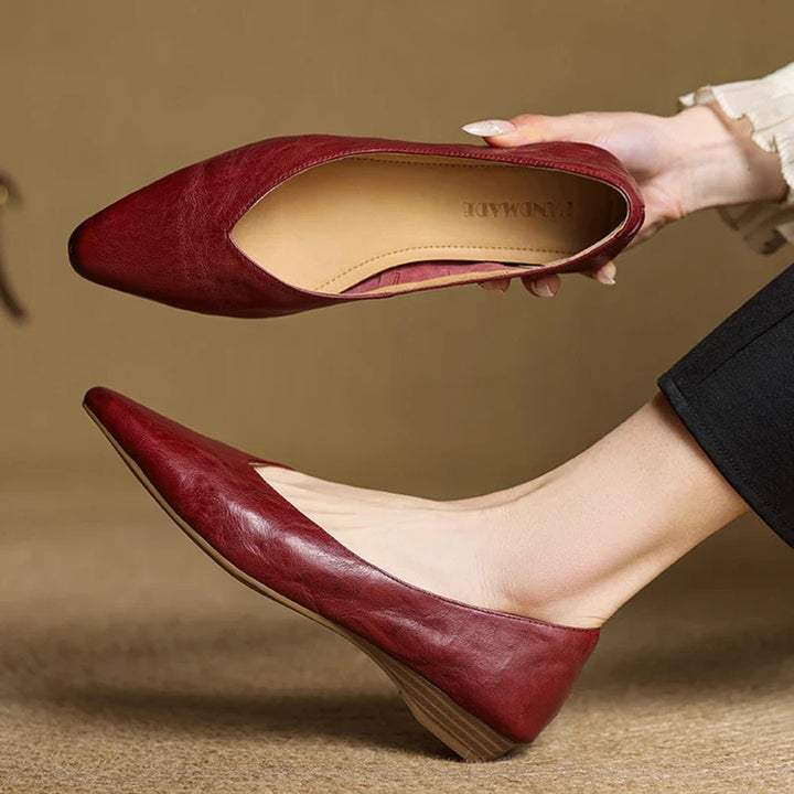 Alis Genuine Leather Flats