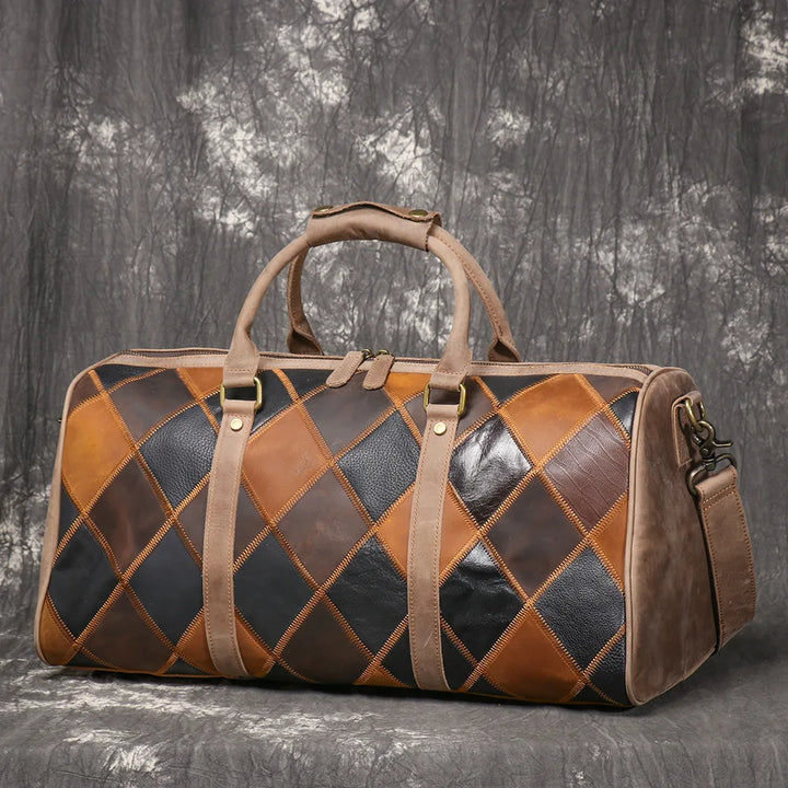 The Trento Leather Duffel