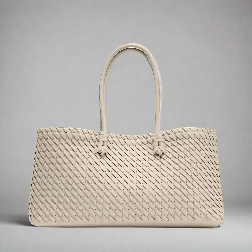 Novella Woven Leather Handbag