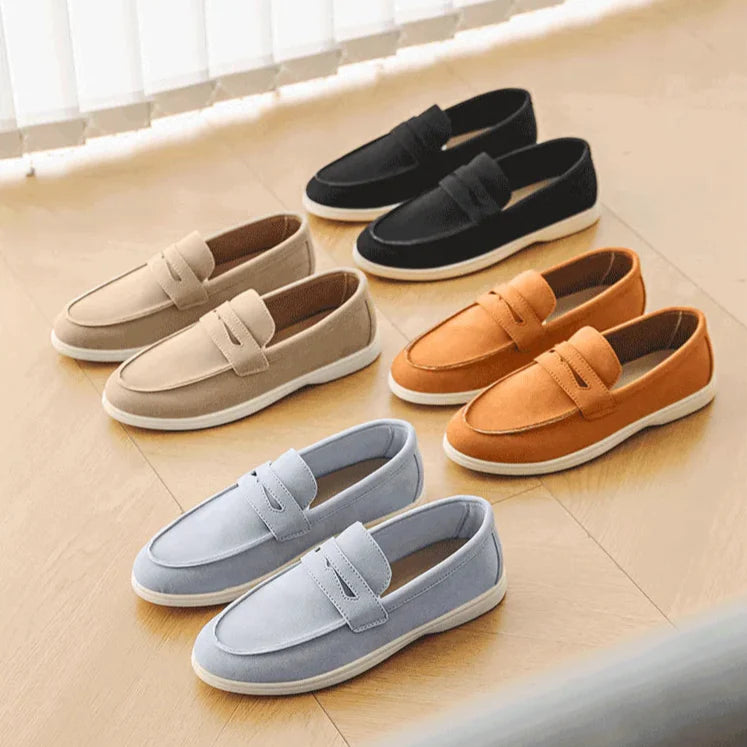 Enzo Bay Suede Loafers