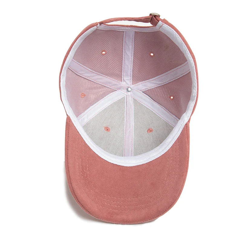 Maison Suede Baseball Cap