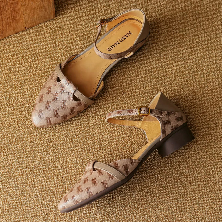 Mira Leather Heels