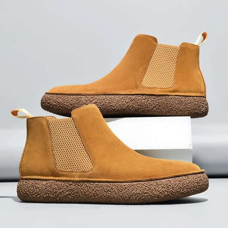 Ridge Suede Chelsea Boots
