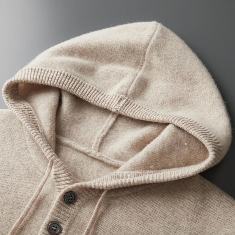 Monaco Merino Wool Hoodie