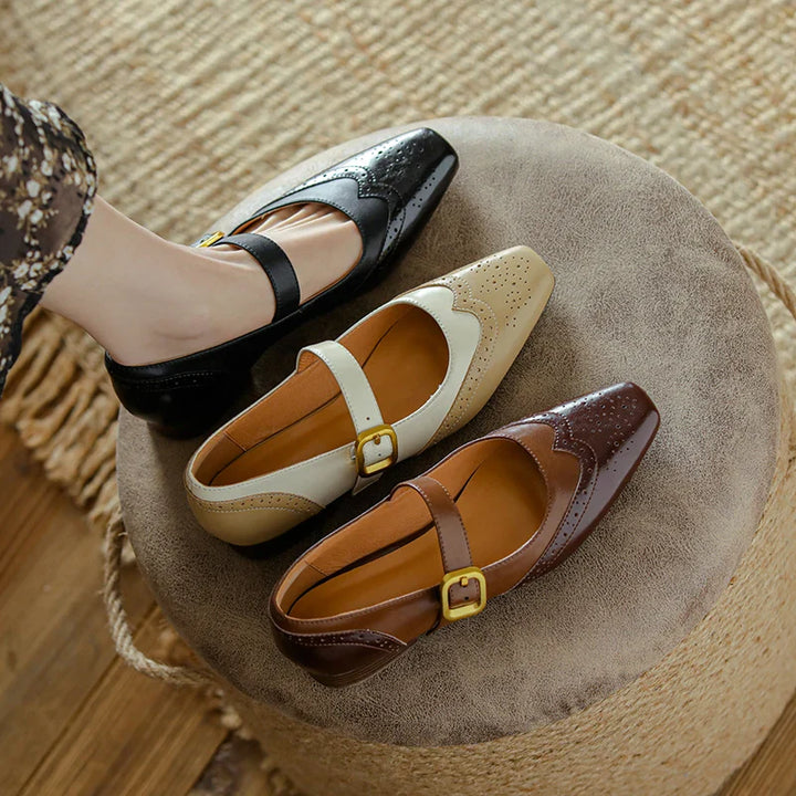 Florence Leather Flats