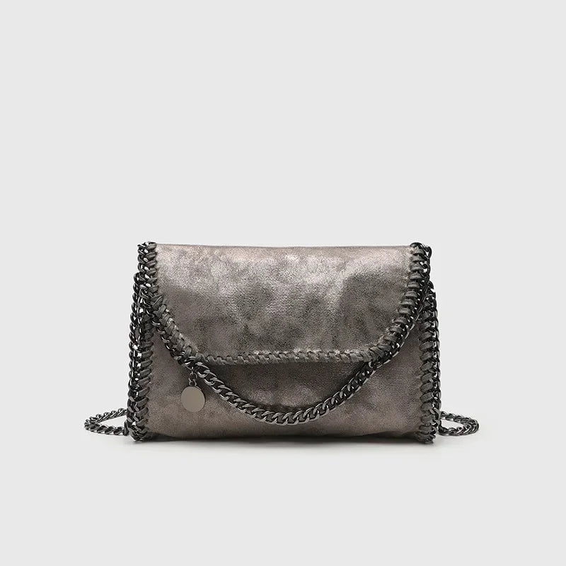 Raven Leather Shoulder Bag